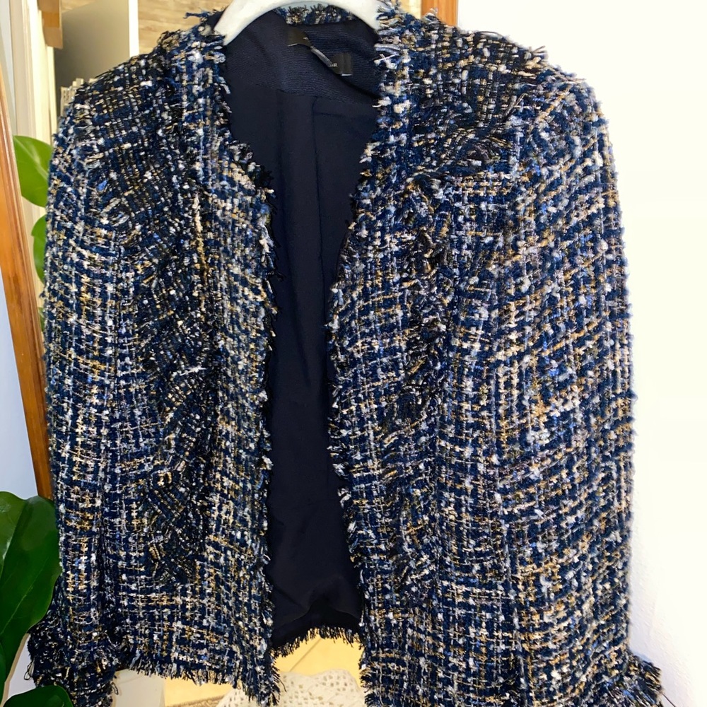 Distressed blazer